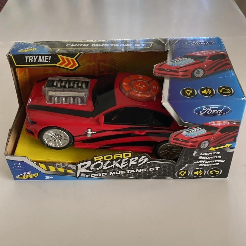 Kid Galaxy Ford Mustang GT Road Rockers Toy Car NWOT